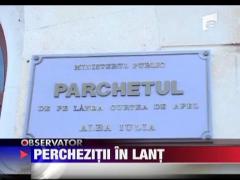 Perchezitii in lant