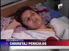La un pas de moarte din cauza unui avort