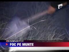 Foc pe munte