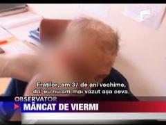 Batran mancat de viermi IMAGINI SOCANTE