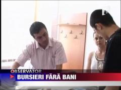 Bursieri fara bani
