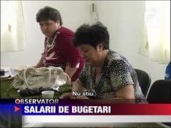 Salarii de bugetari