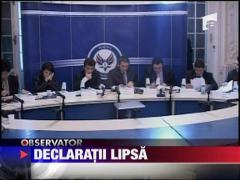 Declaratii de avere... lipsa