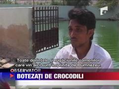 Botezati printre crocodili