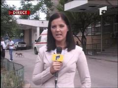 Fetita scapata de matusa sa de la etajul 2