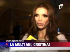 Cristina Spatar si-a serbat ieri ziua de nastere