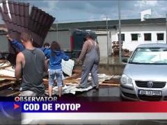 Inundatiile ameninta din nou tara