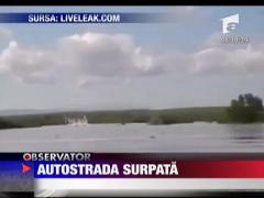 Autostrada surpata de ploi