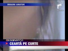 Cearta pe curte cu clanul Pietroi