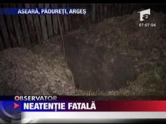 Neatentie fatala! Curentat la cismea