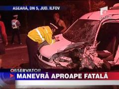 Doua masini s-au facut praf pe DN5