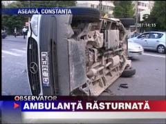 Ambulanta rasturnata in Constanta