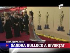 Sandra Bullock a divortat