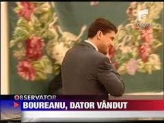 Cristian Boureanu o duce rau cu banii