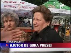 La Radauti, romanilor nu le pasa de sinistrati! Ajutor de gura presei