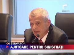 Ajutoare pentru sinistrati la Primaria Capitalei