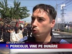 Dunarea ameninta cu inundatii