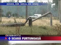 Noapte furtunoasa in Arges si Gorj