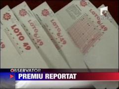 Premiu reportat la Loto