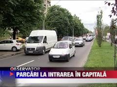 Parcare la intrarea in Capitala