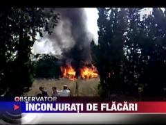 Inconjurati de flacari