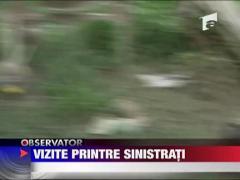 Udrea, vizita printre sinistrati
