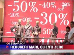Reduceri mari, clienti zero