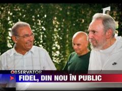 Fidel Castro, din nou in public