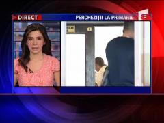 Perchezitii la primaria comunei Maracineni, judetul Arges