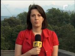 Familie ratacita pe munte