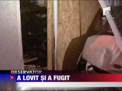 A lovit trei masini, apoi a incercat sa fuga