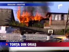 Incendiu de proportii in Craiova