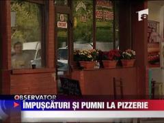 Impuscaturi si pumni intr-o pizzerie din Berceni