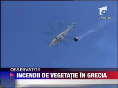 Incendii de vegetatie in Grecia