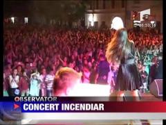 Concert incendiar la Bistrita