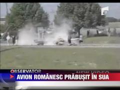 Avion romanesc, prabusit in SUA