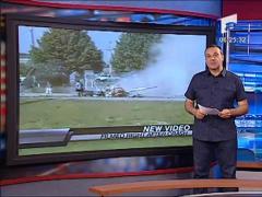 Accident rutier cu.. avionul