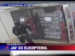 Jaf cu elicopterul in Suedia