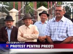 Protest pentru preoti