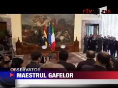 Silvio Berlusconi, maestrul gafelor