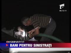 Bani pentru sinistrati