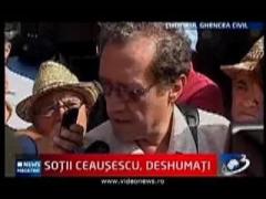 Trupurile sotilor Ceausescu fusesera asezate pe rumegus