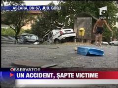 Un accident, sapte victime