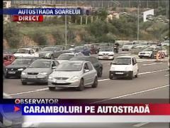 Caramboluri pe autostrada