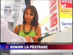 Bonurile, la pastrare