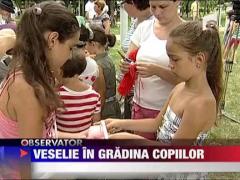 Veselie in gradina copiilor