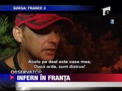 Incendiu devastator in sud-estul Frantei