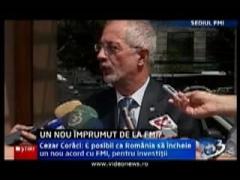 Cezar Coraci: "S-a discutat despre un nou imprumut de la FMI, pentru investitii"