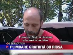 Roma: Plimbare gratuita cu ricsa