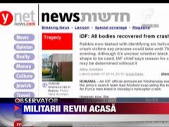 Militarii decedati la Fundata revin acasa